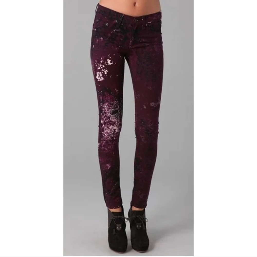 Rag & Bone Jeans Galaxy Print Leggings, Size 27